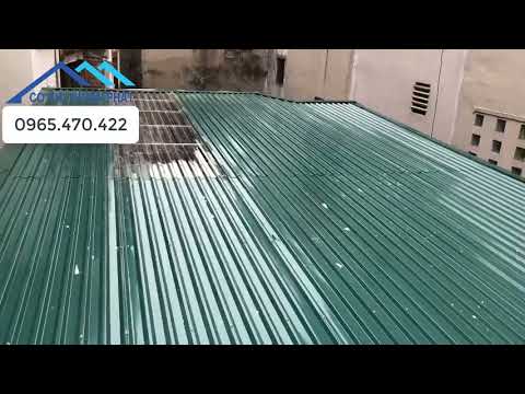 Làm mái tôn che sân thượng chống nóng, giá trọn gói | Cơ Khí Thuận Phát