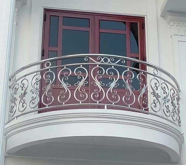 Lan can inox hoa văn nghệ thuật