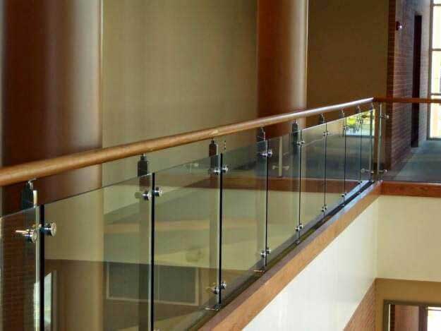 mẫu lan can kính cường lực