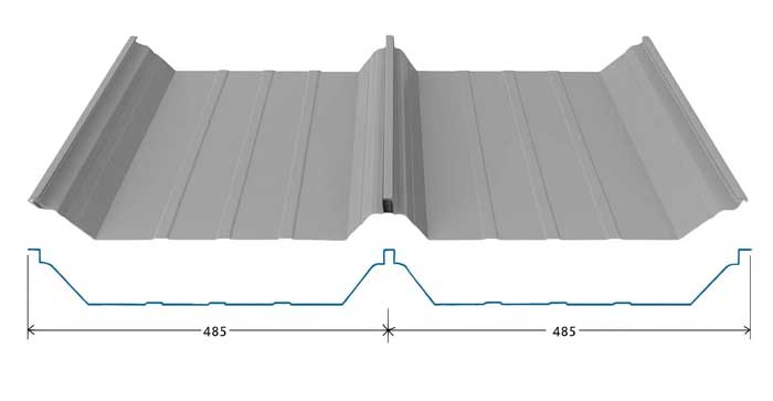 Mái tôn seamlock (không vít)